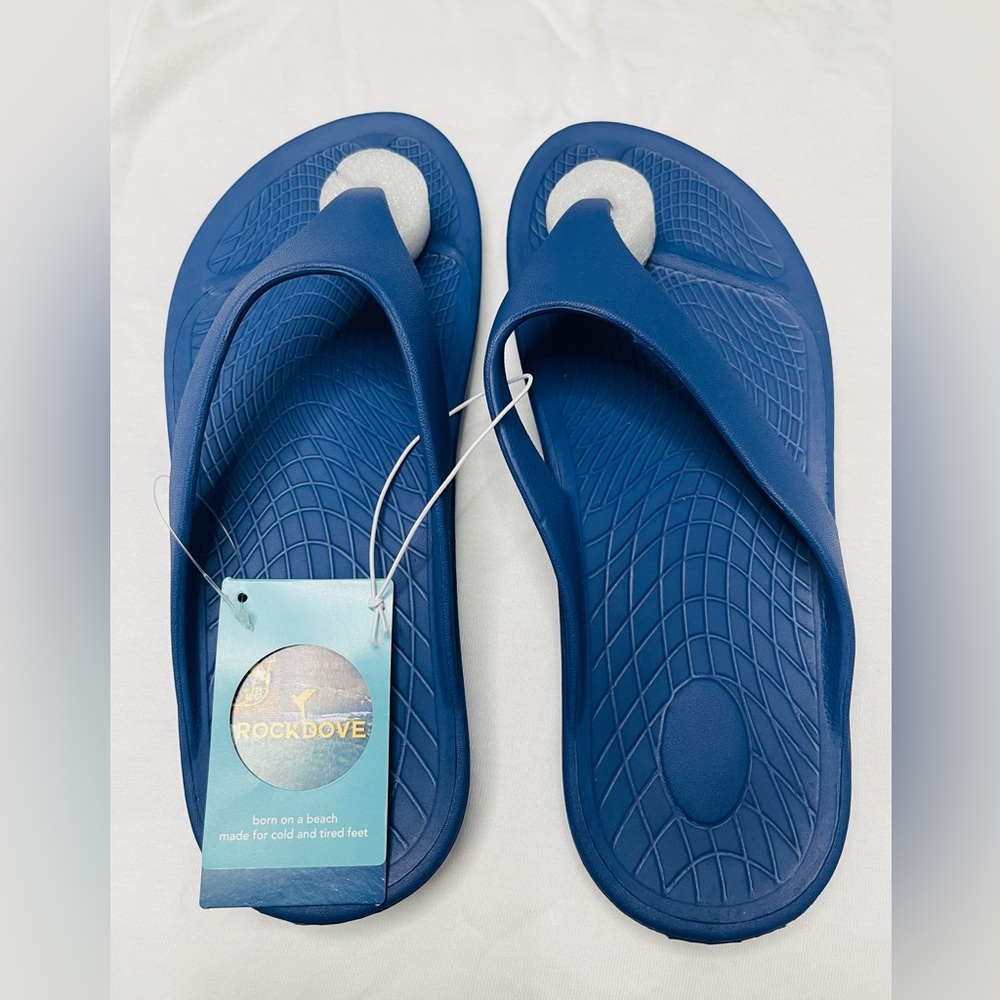 RockDove Blue Flip Flops